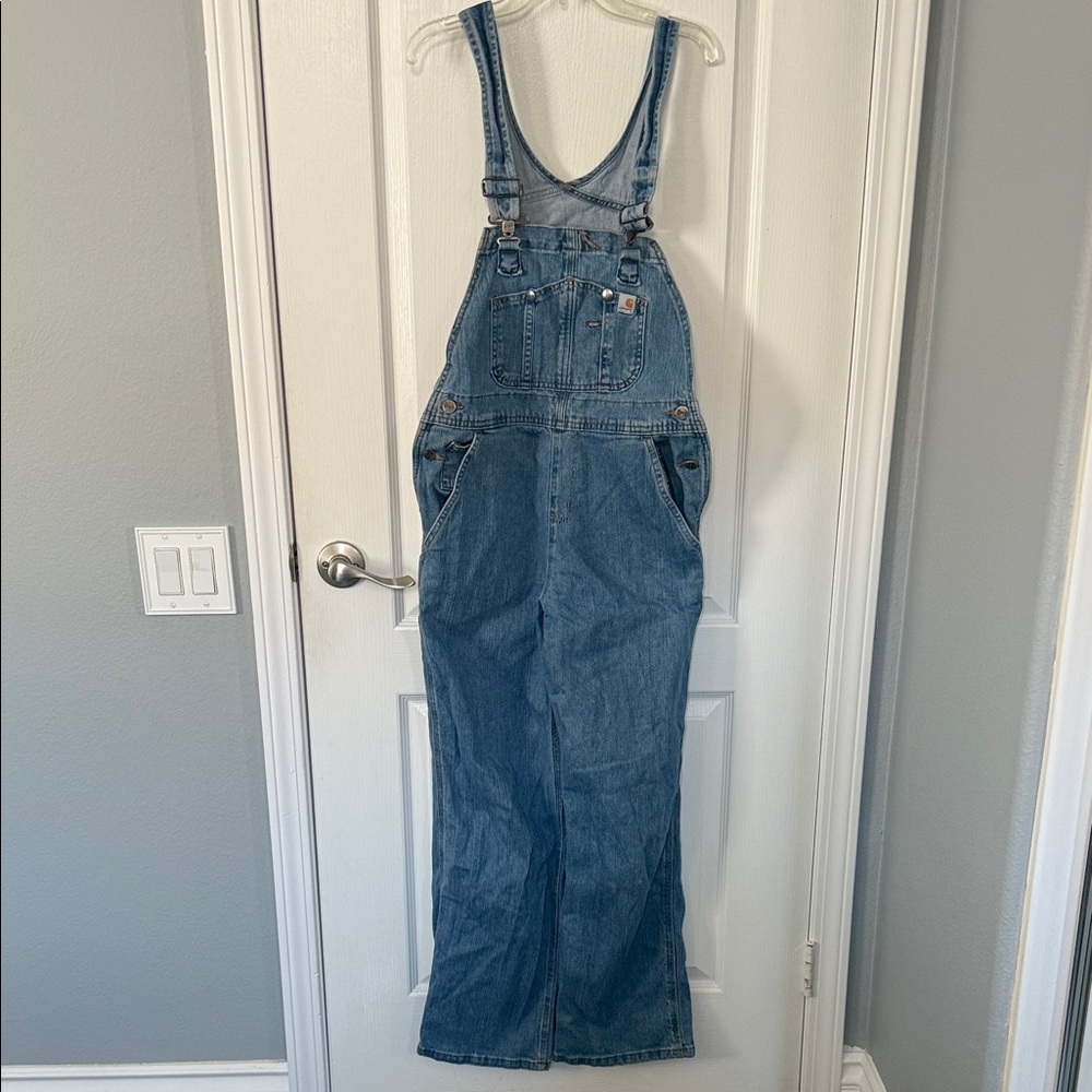 Carhartt Blue Denim Women's  Overalls